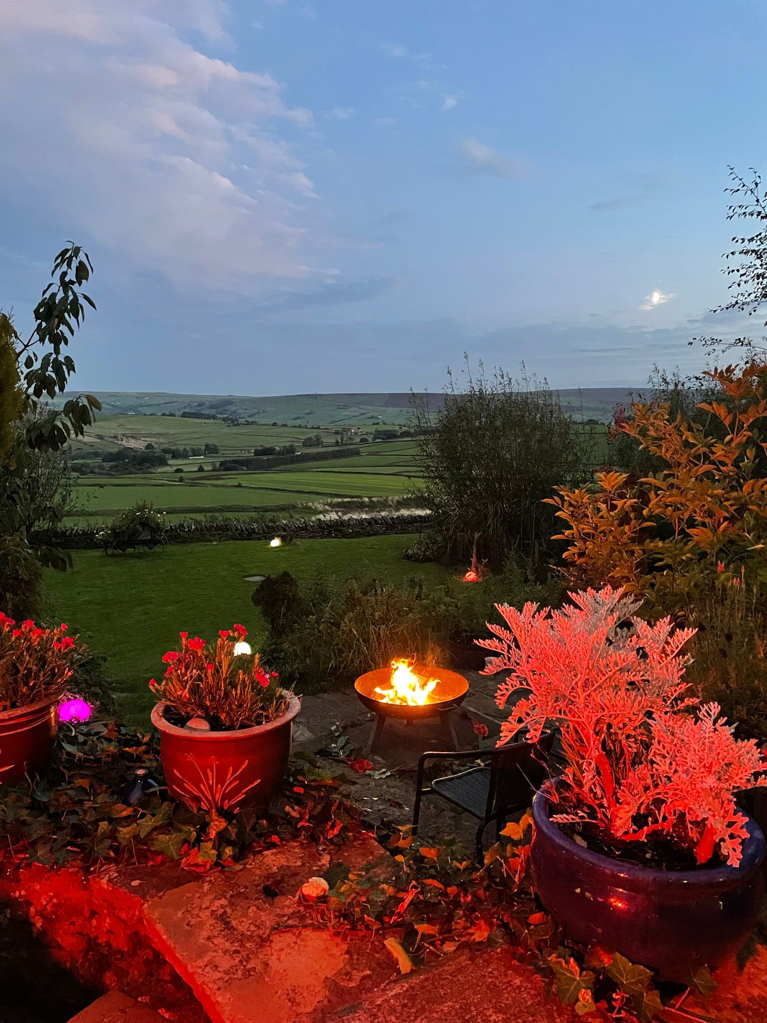 Peaceful evenings round the firepit